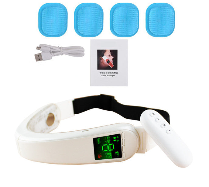 Infrared LED Light Photon Therapy V-Shape Slimming Face Massager - Casa De Renova 