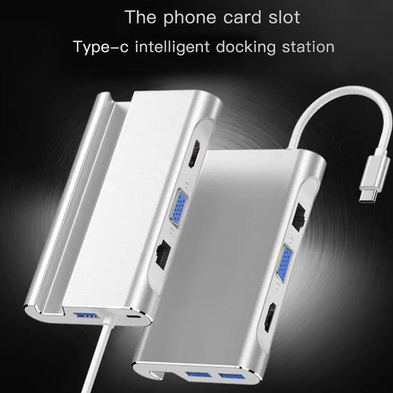 Type-c Eight-in-one Multifunctional Conversion Hub - Casa De Renova 
