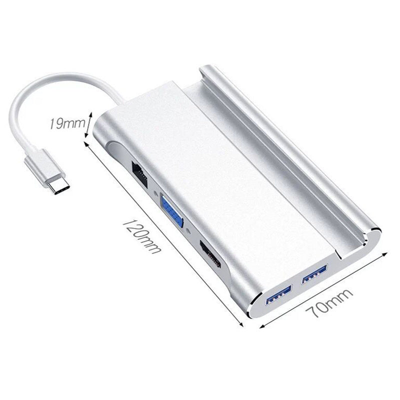 Type-c Eight-in-one Multifunctional Conversion Hub - Casa De Renova 