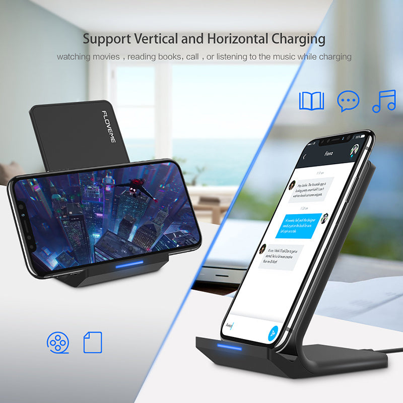 Compatible with Apple , Universal Qi Fast Wireless Charger  Charging Board Mobile Phone