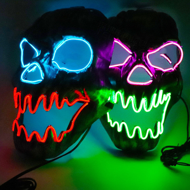 Scary face LED glow mask - Casa De Renova 