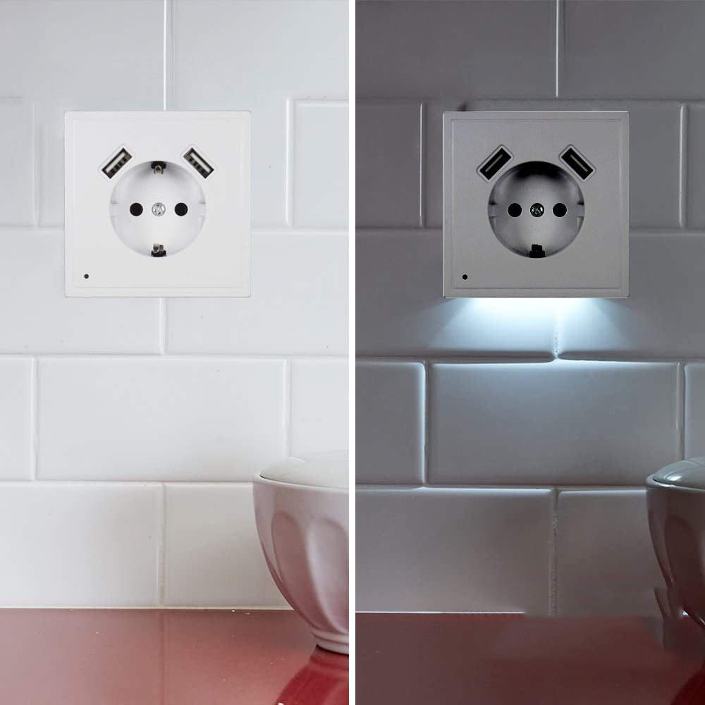 European Style Fashion Simple Wall USB Socket