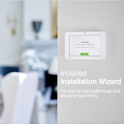 IQ Panel 4: Wireless Smart Home Security System Alarm Panel for House Protection and Home Automation. Easily Integrate with Alexa, Window Alarms, Cameras and More. 319.5 Mhz