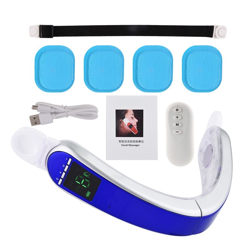 Infrared LED Light Photon Therapy V-Shape Slimming Face Massager - Casa De Renova 