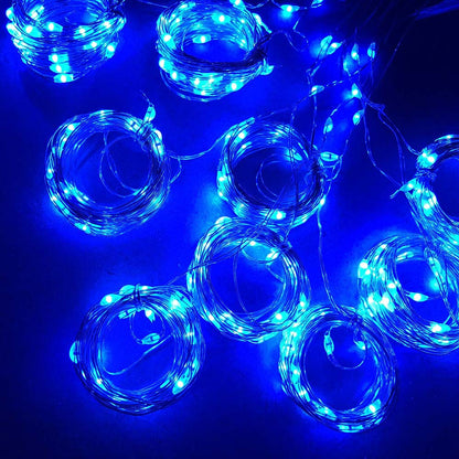 LED Curtain Garland On The Window USB String Lights Remote Control Christmas Decorations For Home Room - Casa De Renova 