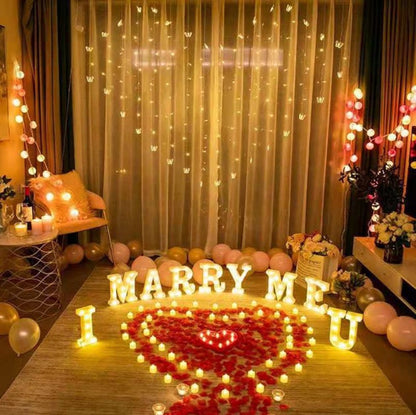 Confession Layout Led Love Curtain Lighting Chain