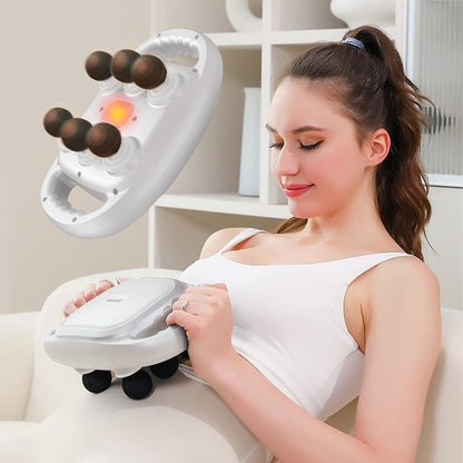 Handheld Deep Tissue Massagers  Percussion Massage Gun  6-Head Back Massager For Muscle Relaxation In Back Leg Neck Shoulder And Body Gifts For Families And Friends - Casa De Renova 5