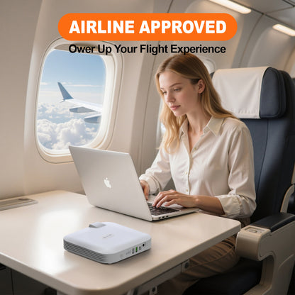 Portable Power Station,100W 88.8Wh 24000mAh Powerbank Portable Emergency Backup Power Supply ,No Solar Panel - Casa De Renova 5