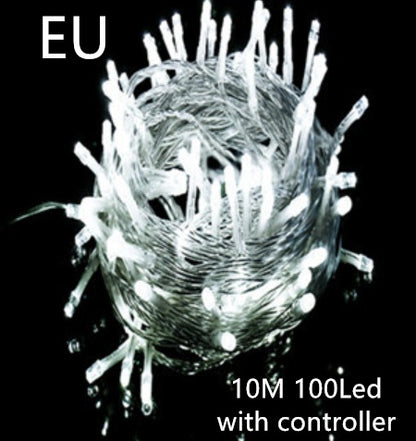 LED Curtain Garland On The Window USB String Lights Remote Control Christmas Decorations For Home Room - Casa De Renova 