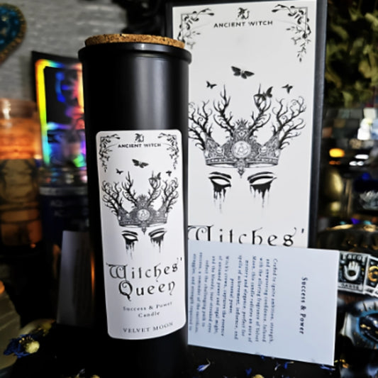 Pray New Moon Hand-made Wishing Crow Candle