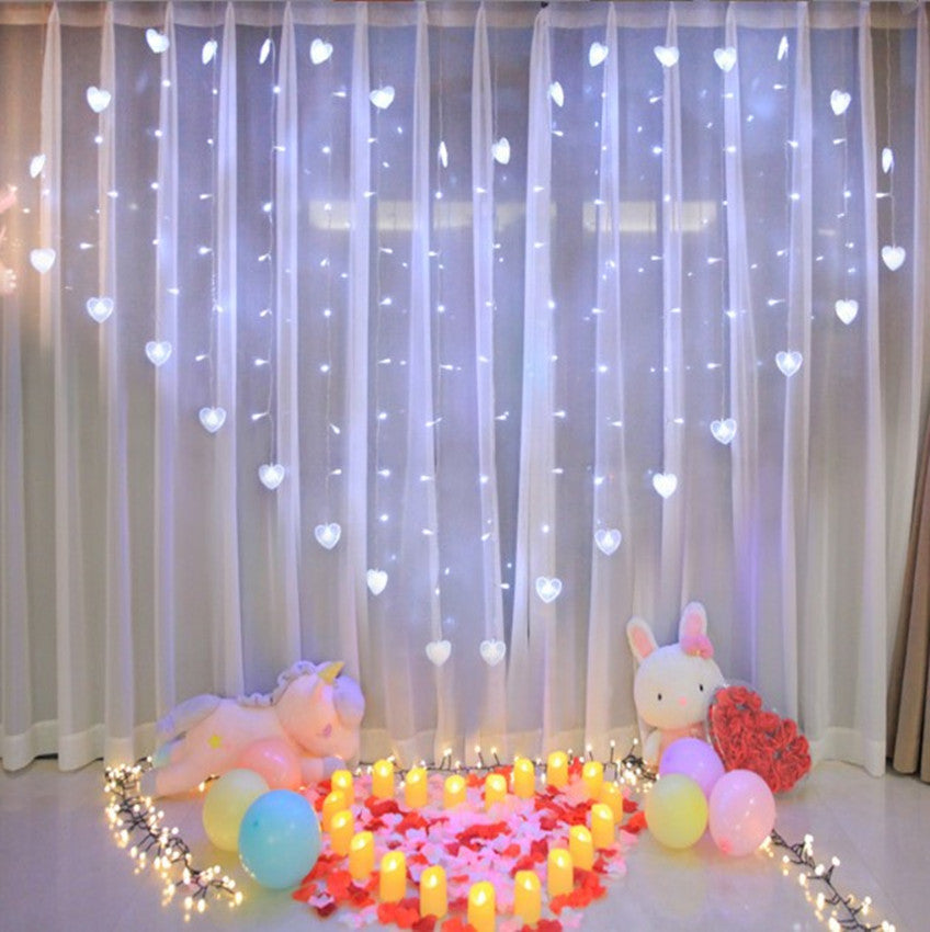 Confession Layout Led Love Curtain Lighting Chain