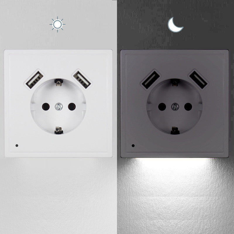 European Style Fashion Simple Wall USB Socket